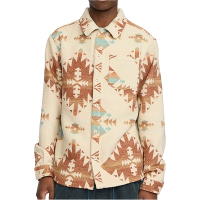 Revolution Мъжка риза с копчета Revolution Casual Overshirt Aztec Shirt - Rust (033-2969-0113)