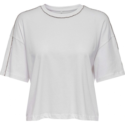 ONLY Тениска onlcheri life s/s o-neck boxy top jrs