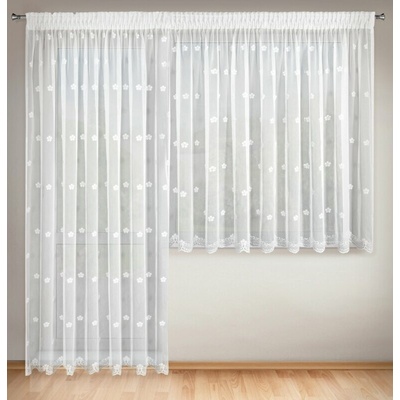 ZÁCLONA DAISY 400X160 200X250 CM BIELA