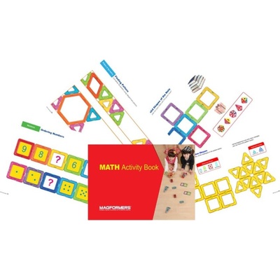 Magformers Učebnice Magtematika Math Activity Book (anglicky)