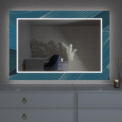 Artalo LED zrcadlo s dekorem D23 50 x 50 cm
