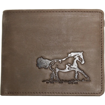 KaliberSP kožená peňaženka cválajúci Kôň ležiaca