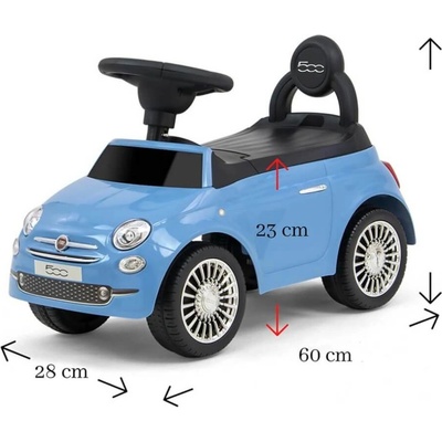 Milly Mally FIAT modré