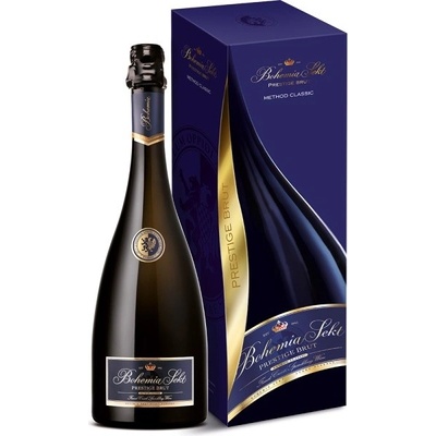 Bohemia Sekt Prestige brut suché 12,5% 0,75 l (kazeta)