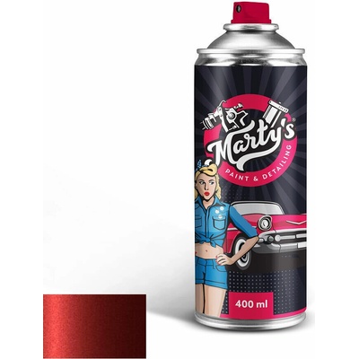 Marty's Autolak ve spreji Volkswagen VW LA3X Sunset Red 400ml