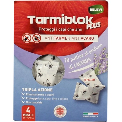 РЕЛЕВИ ТАРМИБЛОК ПЛЮС КАСЕТИ ПРОТИВ МОЛЦИ С ЛАВАНДУЛА 20 БР (3697)