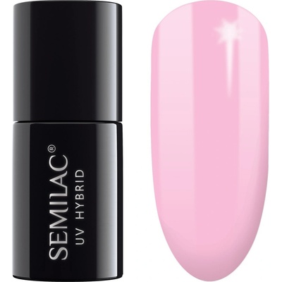 Semilac Hybridní lak na nehty Sweet Pink 003 Světle růžová 7ml