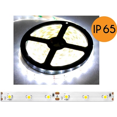 PS ECO LED lano voděodolné přirozené bílé světlo 4000K 300 LED 5m bílý substrát SMD2