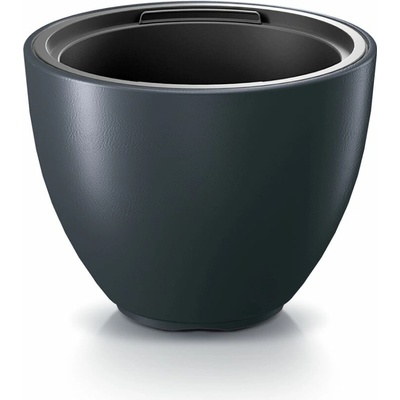 PROSPERPLAST Kvetináč s vkladem HEOS antracit 56,9cm