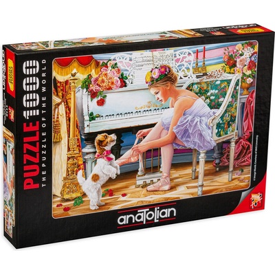 Anatolian Пъзел Anatolian от 1000 части - Балерина с кученце (P1115)