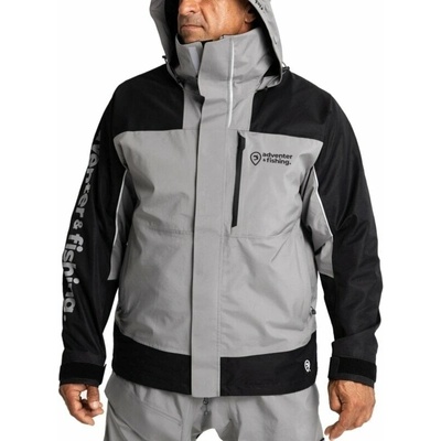 Adventer & fishing Bunda Trondelag Fishing Jacket Titanum/Black