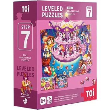 Toi World Детски прогресивен пъзел Toi World - Увеселителен парк, ниво 7 (TWTPJJ226)