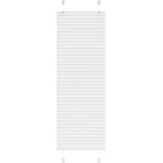 vidaXL Плисирана щора Бяла 40x100 cm Ширина на плата 39, 4 cm (4015471)