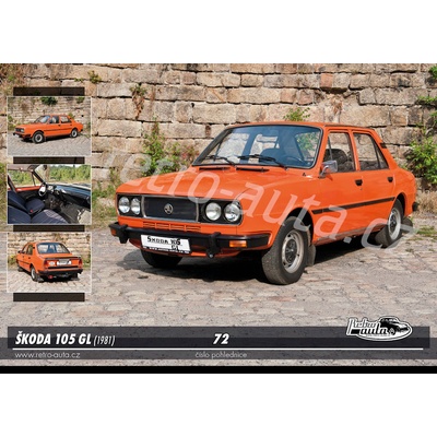 Pohlednice č. 72 - ŠKODA 105 GL (1981)