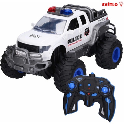Wiky Auto terénní policejní s efekty RC na dálkové ovládání 41,5 cm