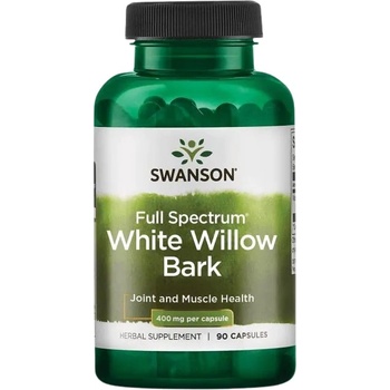 Swanson White Willow Bark 400 mg [90 капсули]