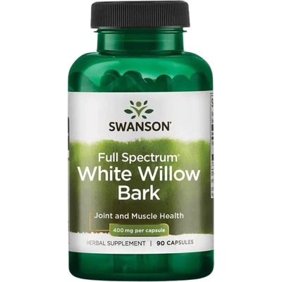 Swanson White Willow Bark 400 mg [90 капсули]