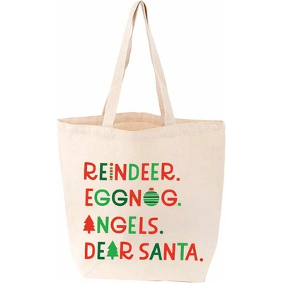 Gibbs M. Smith Inc Christmas List taška Tote Bag