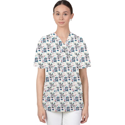 Martexd Елегантно и стилно медицинско облекло, придава завършен вид на всеки професионалист, изработено с детски мотиви (m-074gx-pp)