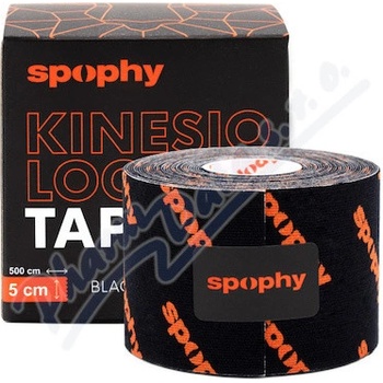 Spophy Kinesiology Tape Black tejpovacia páska čierna 5cm x 5m