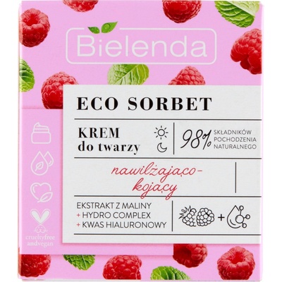 Bielenda Eco Sorbet Malina pleťový krém deň a noc 50 ml
