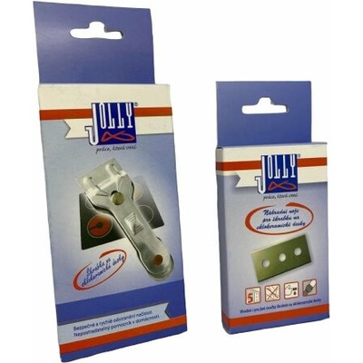 JOLLY Škrabka na sklokeramické desky + 5x náhradní nože pro škrabku – Hledejceny.cz