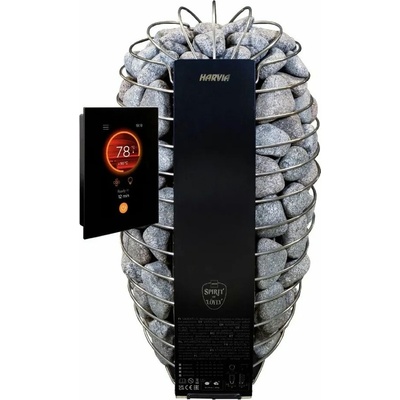 Harvia Spirit SP90FC 9,0 kW WiFi čierna