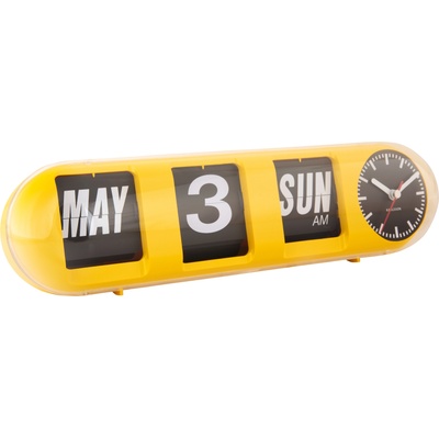 Karlsson Часовник Tube Flip, жълт (KA6032YE)