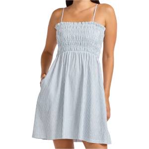 Seafolly Дамска рокля Seafolly Beach Club Shirred Mini Dress - Powder Blue (134-1889-0114)
