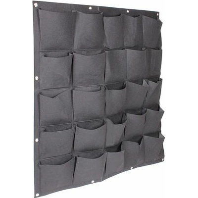 Merco Wall Grow Bag 25 textilní květináče na zeď černá 1 ks