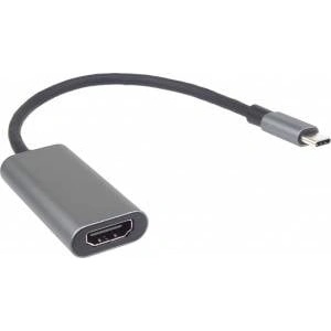 PremiumCord USB-C to HDMI Converter, 4K and FULL HD 1080p resolution, metal case