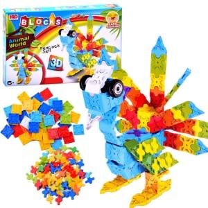 Jokomisiada Colorful creative building blocks 3D peacock 227pcs ZA2519