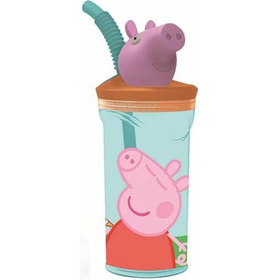 Stor Plastový 3D pohár s figúrkou Peppa Pig 360ml 48666