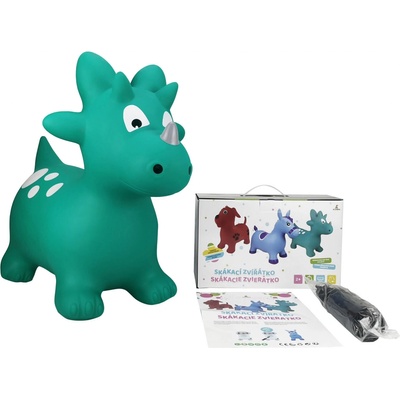 Alltoys 400150 skákacie zvieratko zelený dinosaurus