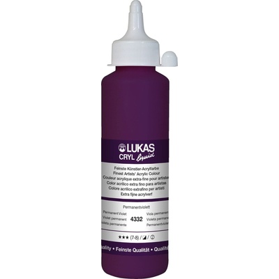 LUKAS Cryl Liquid АКРИЛНА боя Permanent Violet 250 ml 1 бр (43320250)
