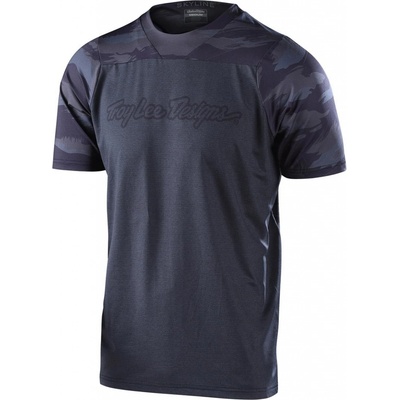 Troy Lee Designs SKYLINE SS SIGNATURE CAMO HEATHER BLACK/BLACK