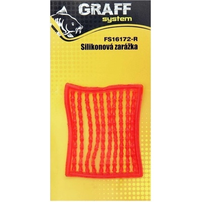 Graff System Zarážky Carp silikonové Červená