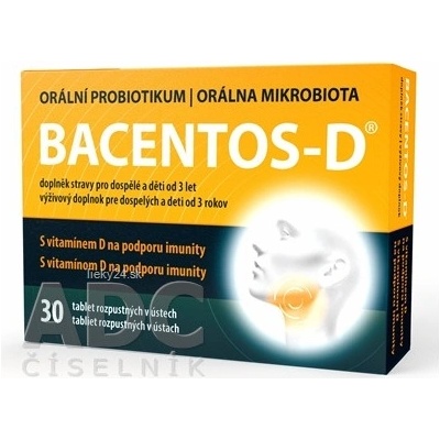 BACENTOS-D orální probiotikum 30 tabliet