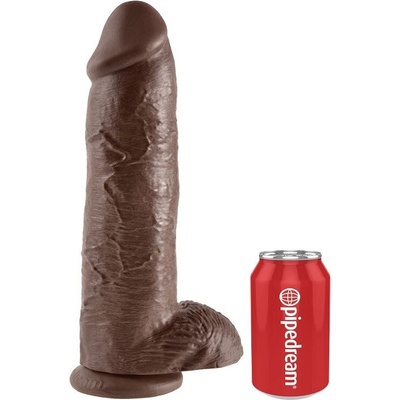 King Cock 12“ Cock Brown With Balls 30.48 Cm