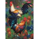 Cobble Hill - Puzzle Roosters - 1 000 piese