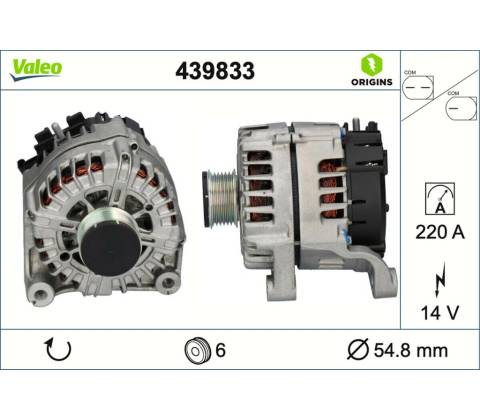 Alternátor VALEO 439833