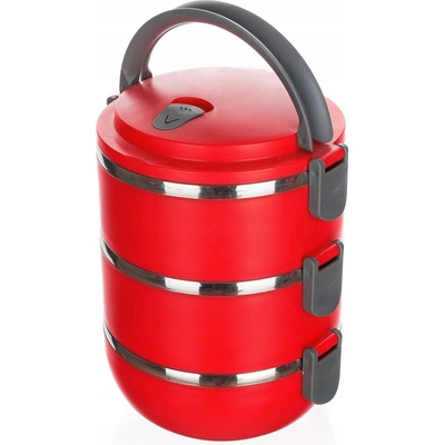 Banquet Obedár plastový CULINARIA Red 2,1l, 3 diely