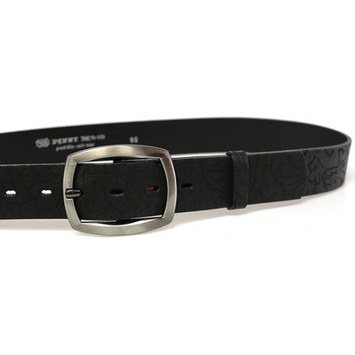 Penny Belts dámský kožený opasek EXKLUZIV 47-V2-60 černý