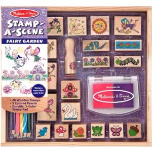  Творчески комплект печати вълшебна градина - Melissa & Doug