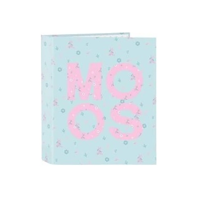 Moose Toys Папка с пръстени Moos Garden цвят тюркоаз A4 27 x 33 x 6 cm