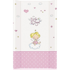 Lorelli Твърда подложка Lorelli - Little Angel, 50 х 71 cm, бяло и розово (10130250004) - baby