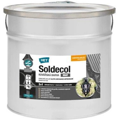 Het Soldecol Kovářská Barva 5L kovově šedá 1999, antracitový sériově vyráběbý odstín