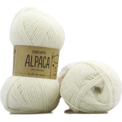 Drops Alpaca UNI 0100 smetanová