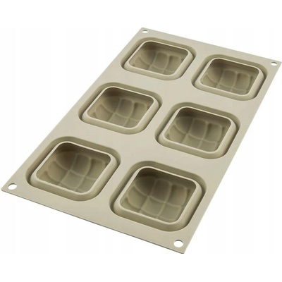 Silikomart forma silikon 6ks Mini eleganza 7x7 v.3cm 6x100ml