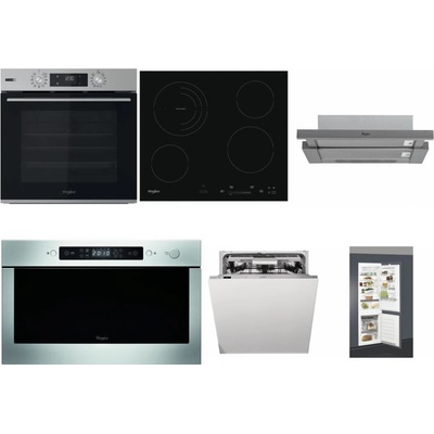 Set Whirlpool OMSK58HU1SX + AKT 8900 BA + AKR 749/1 IX + AMW 439 IX + WIO 3T133 PLE + ART 66112